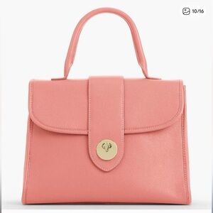 Nearly New! Talbots Pink Leather Bag
